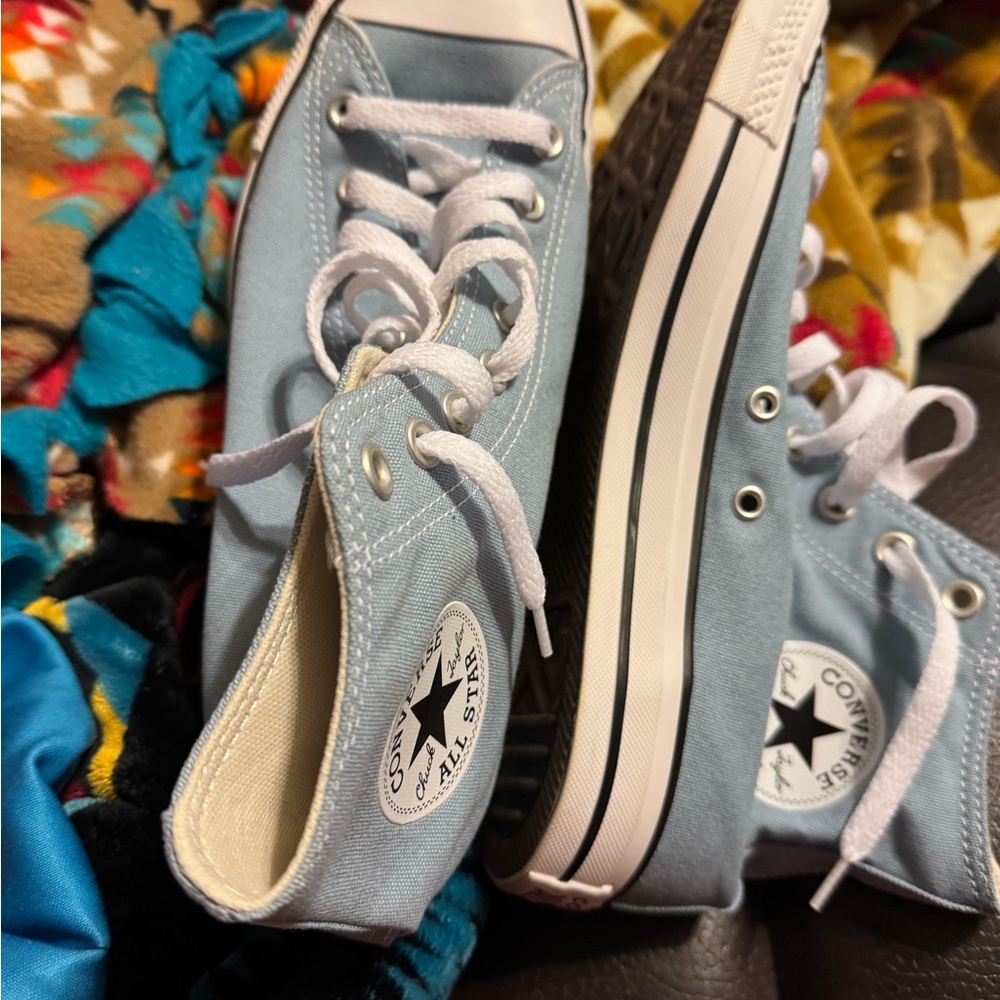 Converse Cream and White Sneakers